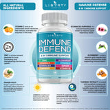 Liberty Lifestyle Echinacea Capsules 180 Count close-up of capsules