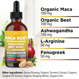 Liberty Lifestyle Maca Root Liquid Drops with dropper in hand