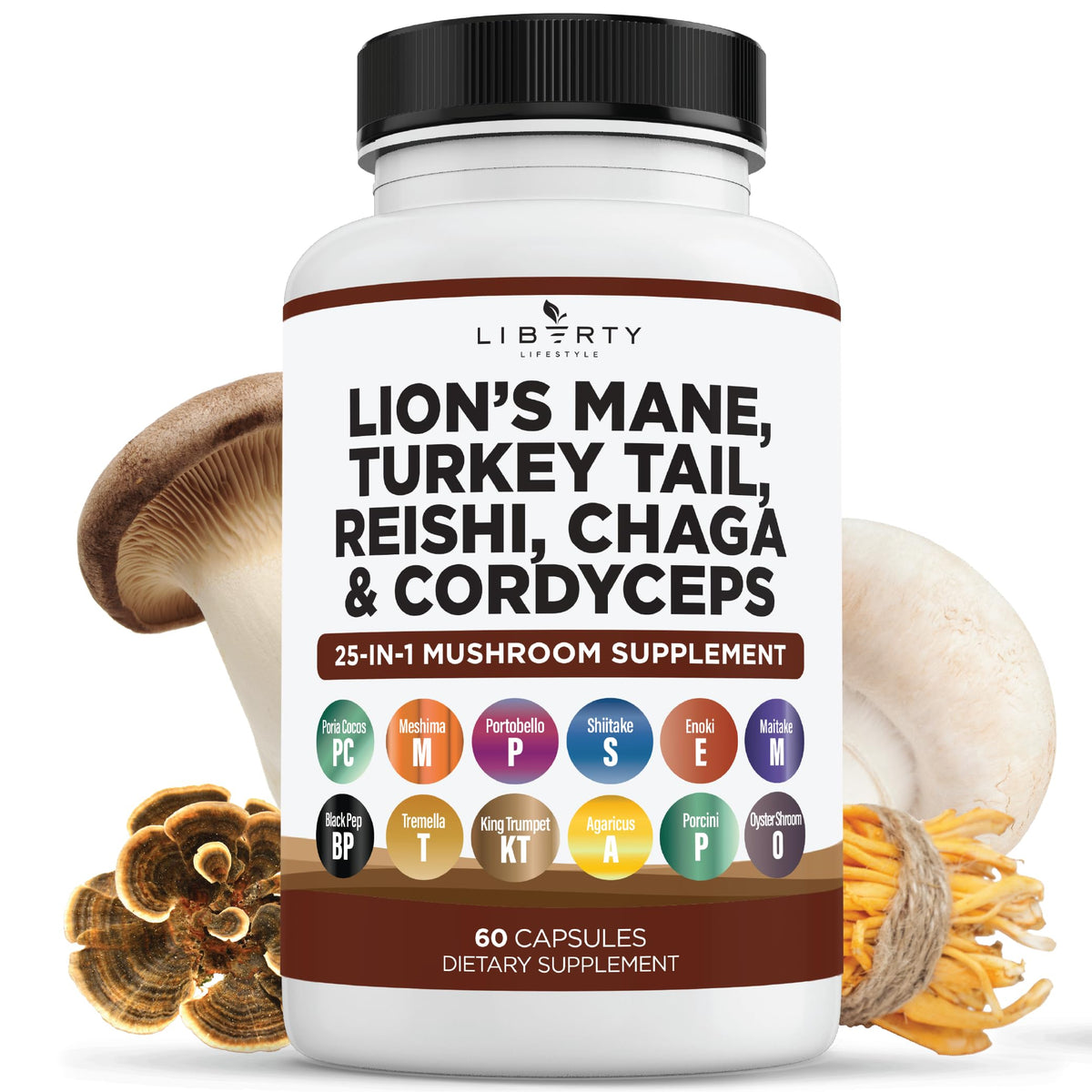 Liberty Lifestyle Marshmallow Root Supplement bottle front view