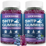 Lickshine 5-HTP Gummies 300mg front view packaging