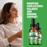 Lickshine Citrus Bergamot Liquid Drops 3000MG with measuring spoon