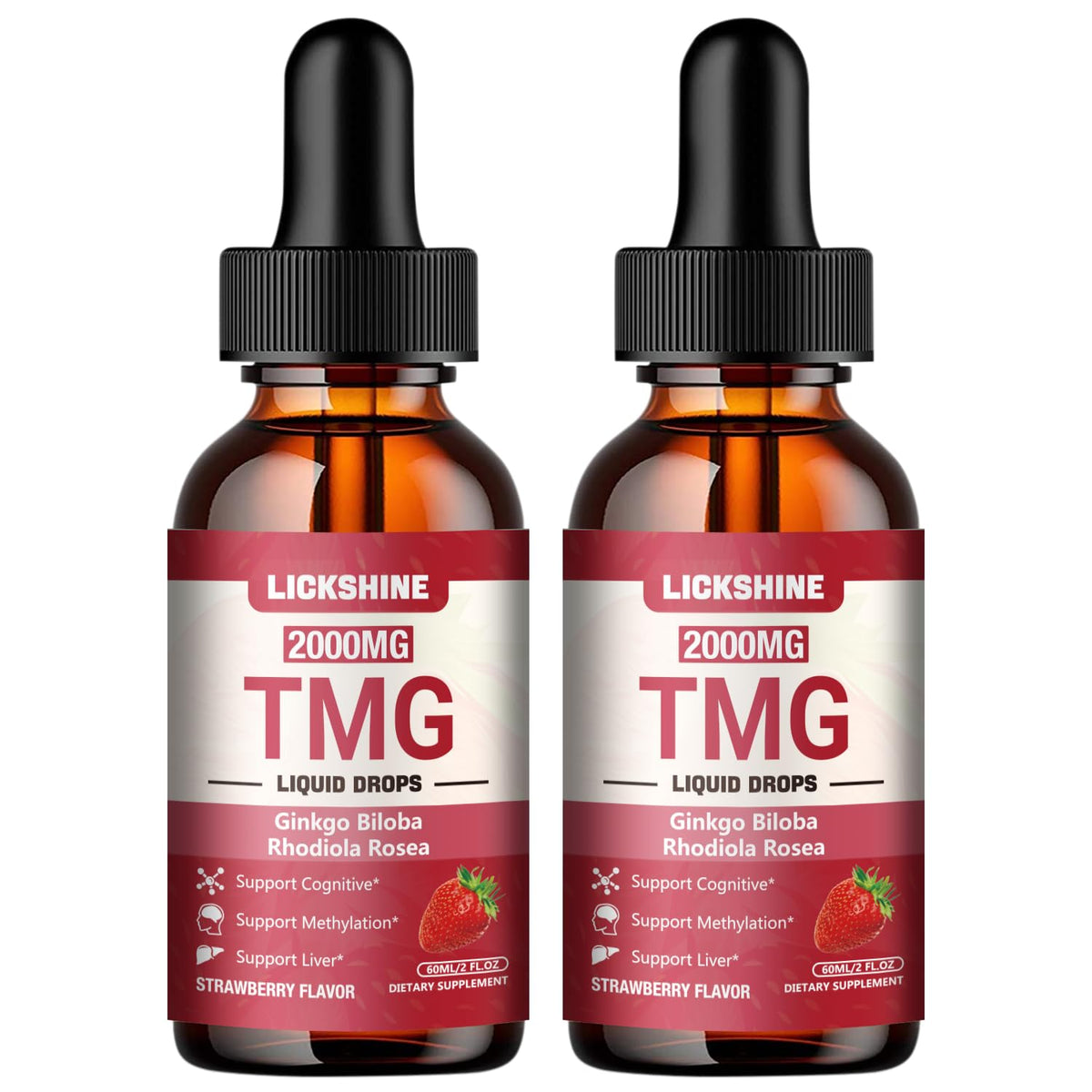 Lickshine TMG Liquid Drops 2000mg front view