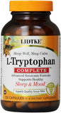 Lidtke L-Tryptophan Complete Capsules 120 Count front view