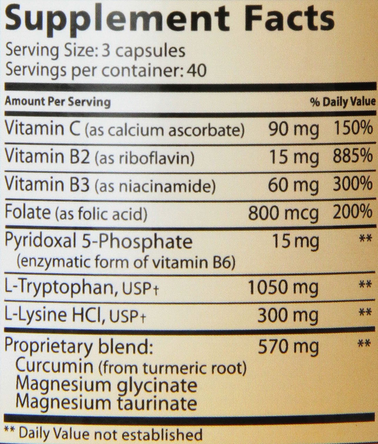 Lidtke L-Tryptophan Complete Capsules in packaging