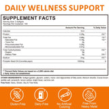 Liefiet Pumpkin Seed Oil Capsules 1000mg side view