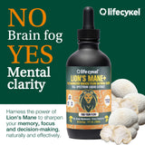 Life Cykel Lion's Mane Mushroom Drops 50ml back view