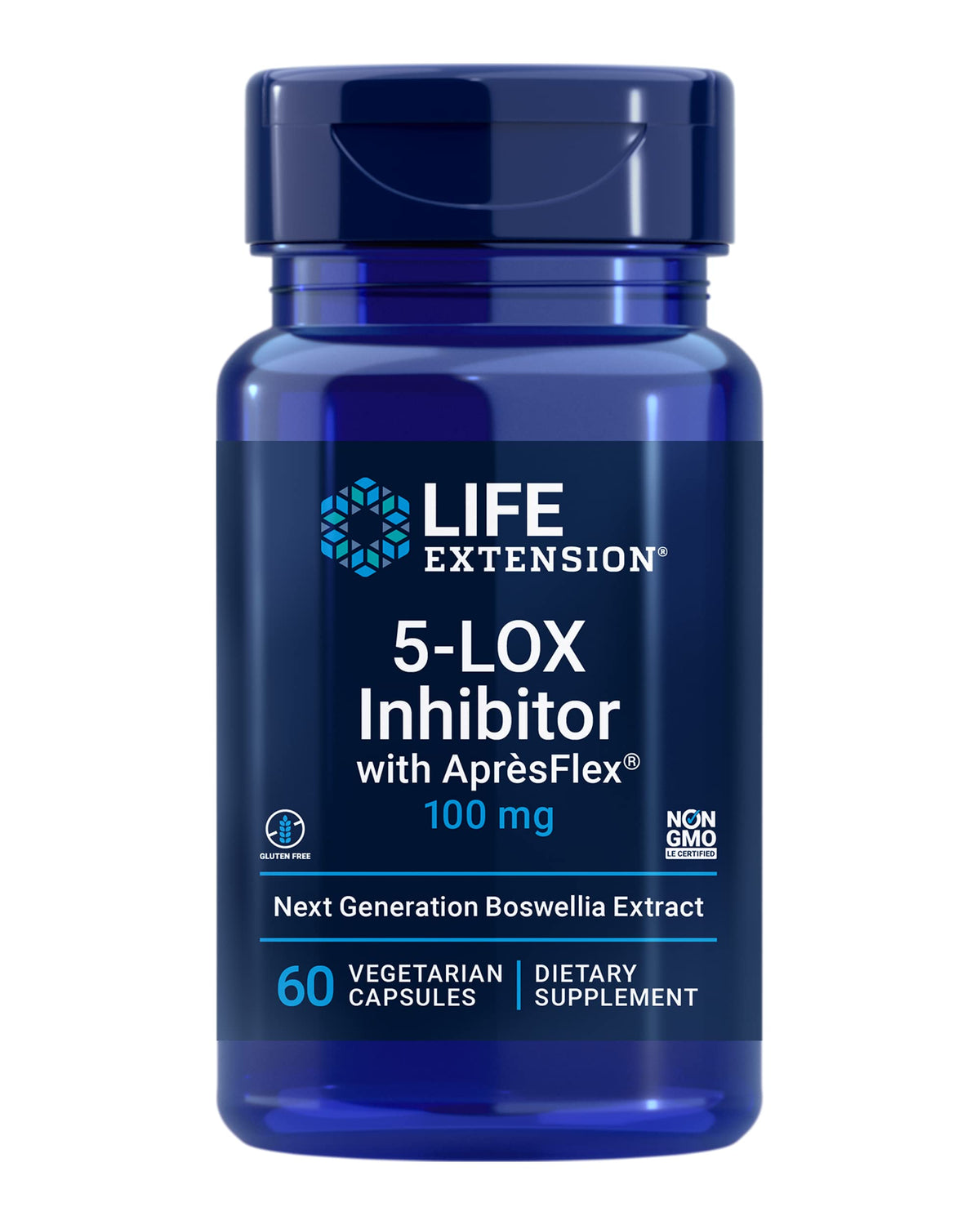 Life Extension 5-LOX Inhibitor 60 capsules front view