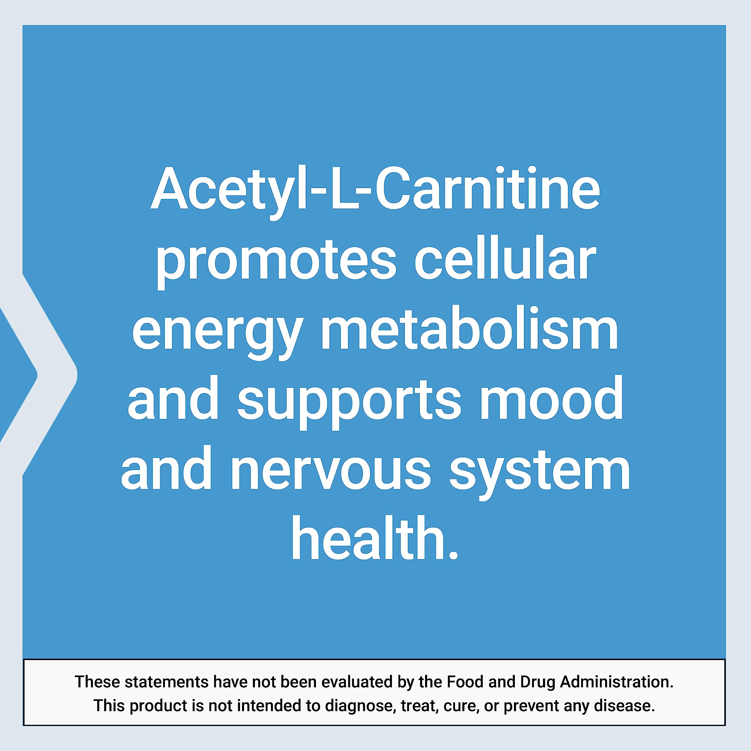 Life Extension Acetyl-L-Carnitine 500mg packaging details