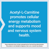 Life Extension Acetyl-L-Carnitine 500mg packaging details