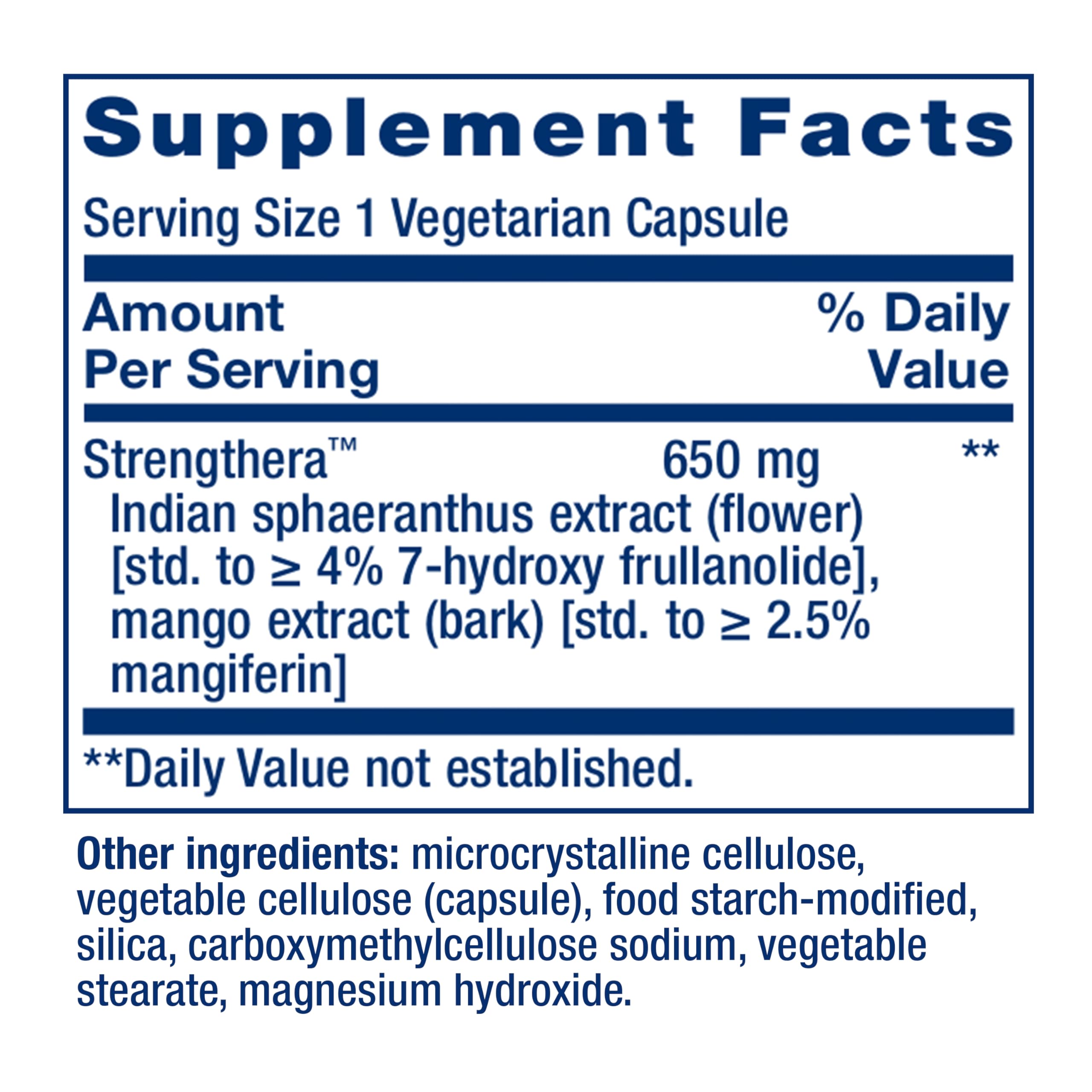 Life Extension Active Vitality & Strength Multimineral 30 Capsules side view