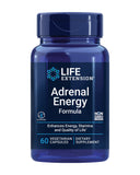 Life Extension Adrenal Energy Formula 60 vegetarian capsules front view