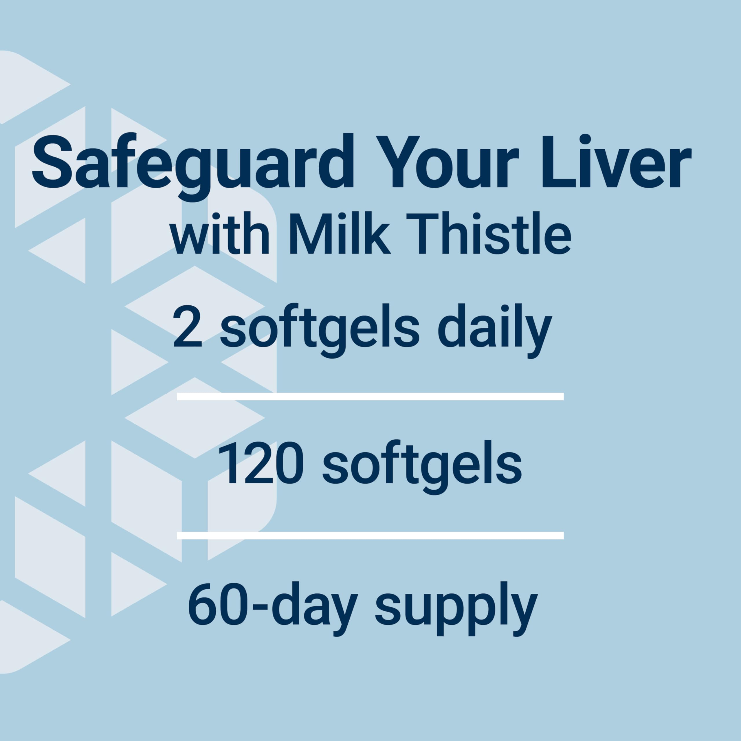 Life Extension Advanced Milk Thistle 760mg back view of packaging