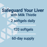 Life Extension Advanced Milk Thistle 760mg back view of packaging