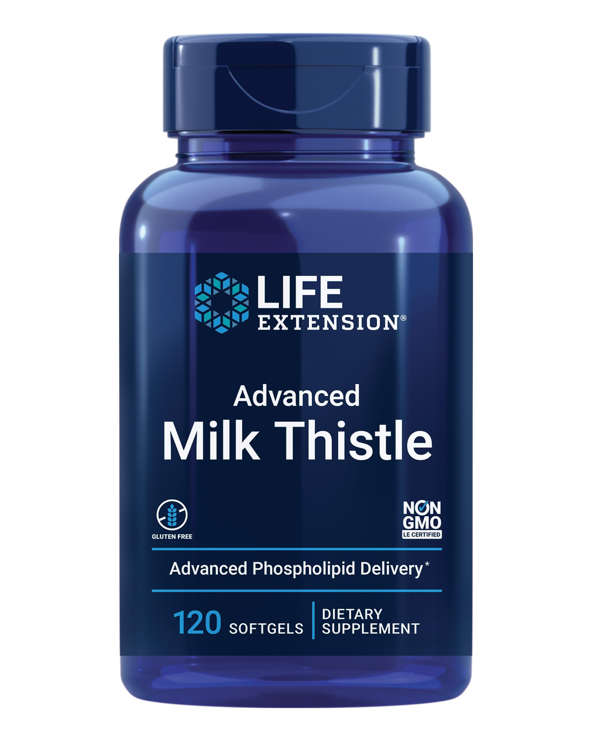 Life Extension Advanced Milk Thistle 760mg front view of packaging