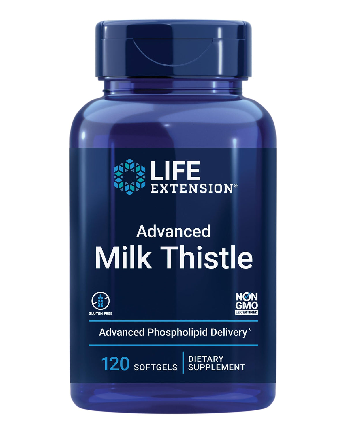 Life Extension Advanced Milk Thistle 760mg front view of packaging