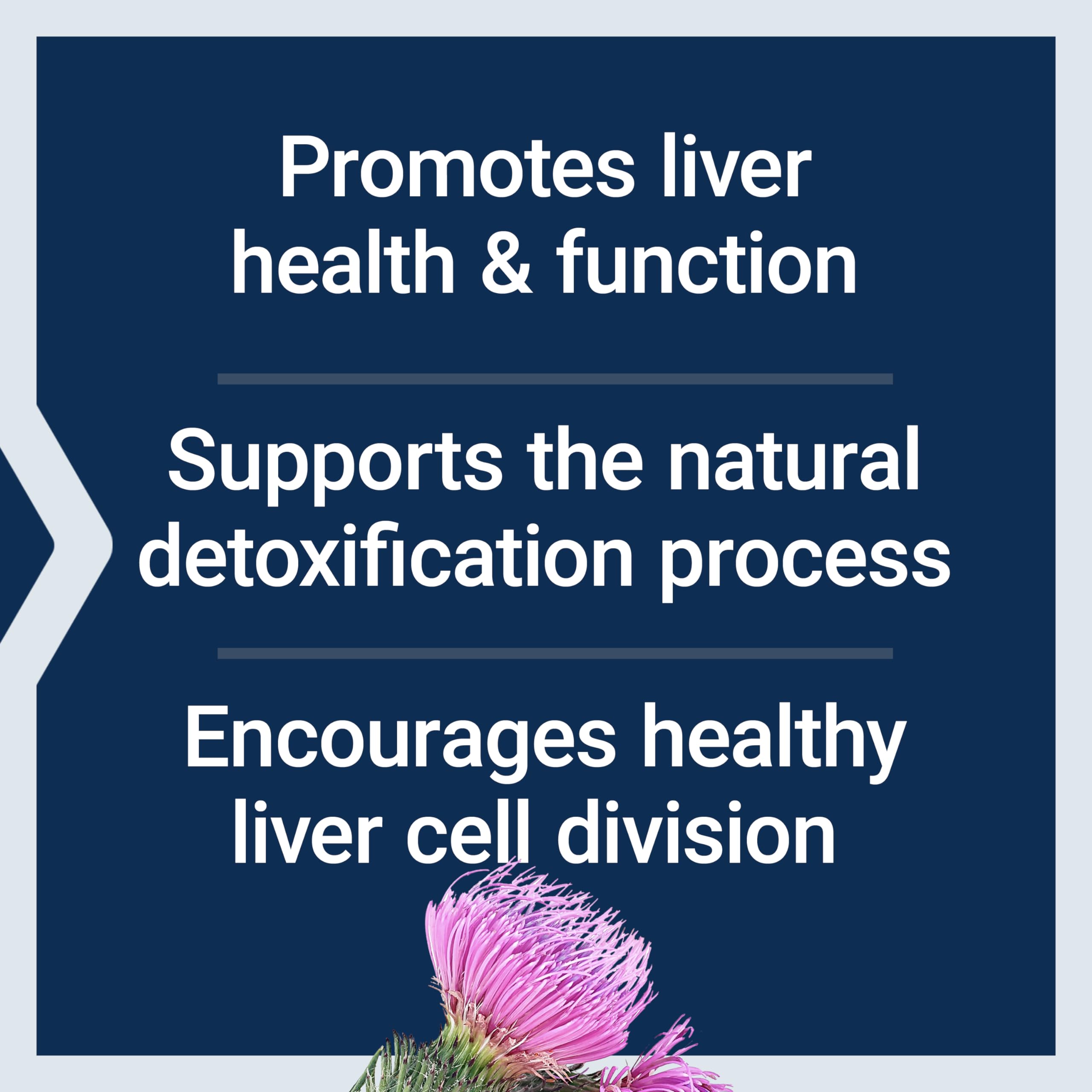 Life Extension Advanced Milk Thistle 760mg softgels on a table