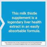 Life Extension Advanced Milk Thistle 760mg softgels on a table