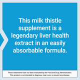 Life Extension Advanced Milk Thistle softgels with a measuring spoon
