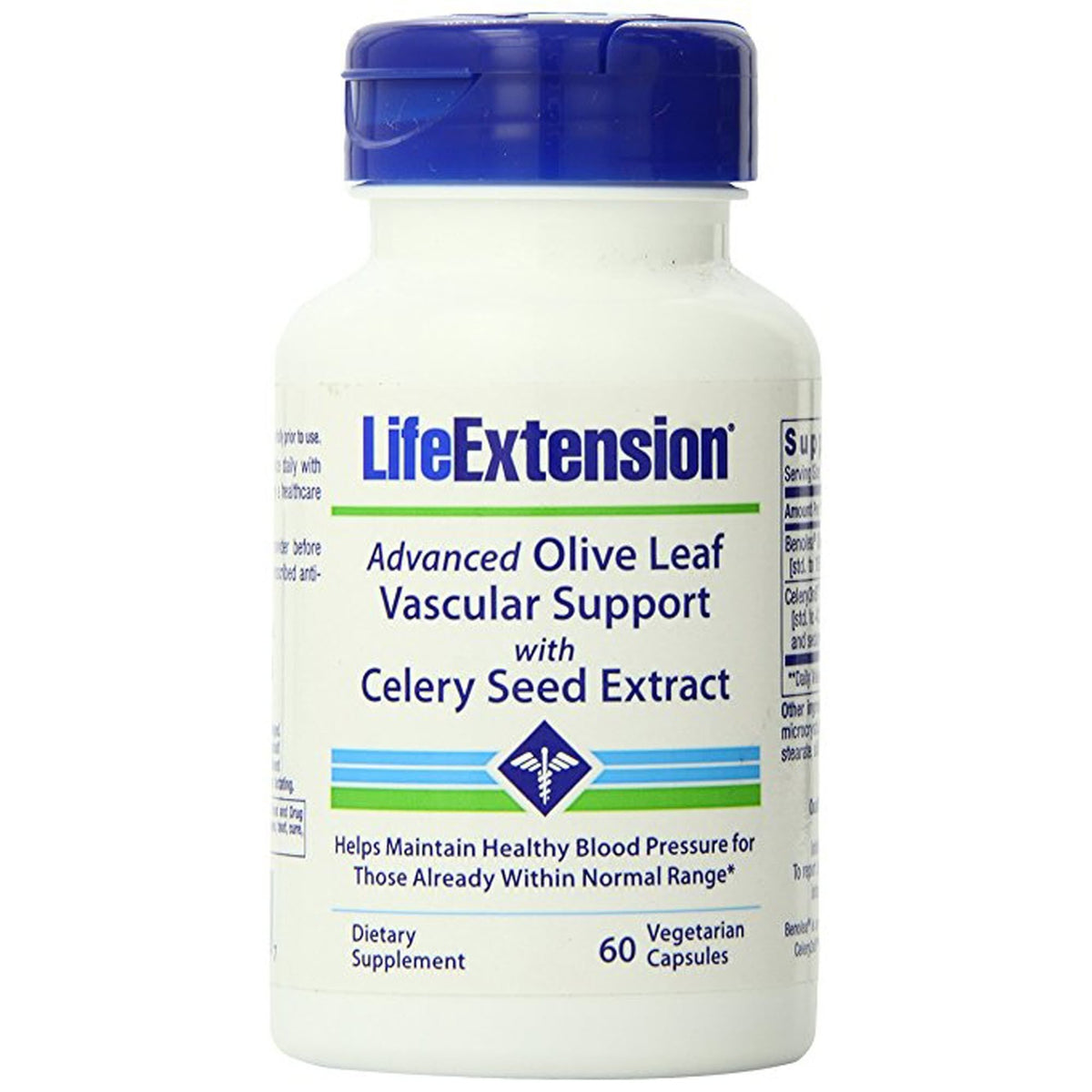Life Extension Advanced Olive Leaf Vascular Support 500mg front view