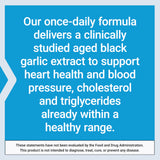 Life Extension Aged Black Garlic Supplement back view