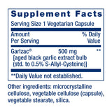 Life Extension Aged Black Garlic Supplement bottle side view