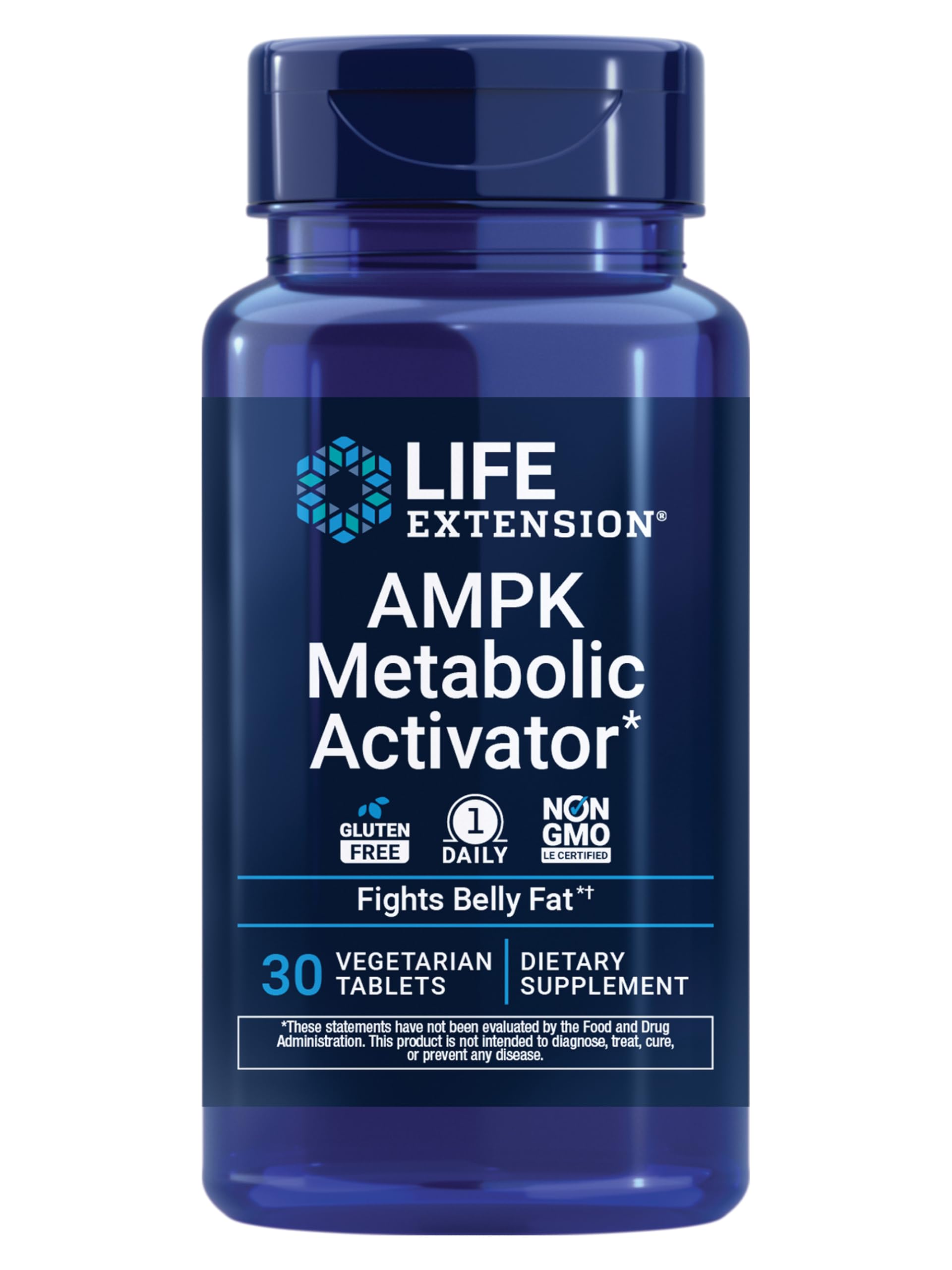 Life Extension AMPK a balanced routine Activator 450mg front view