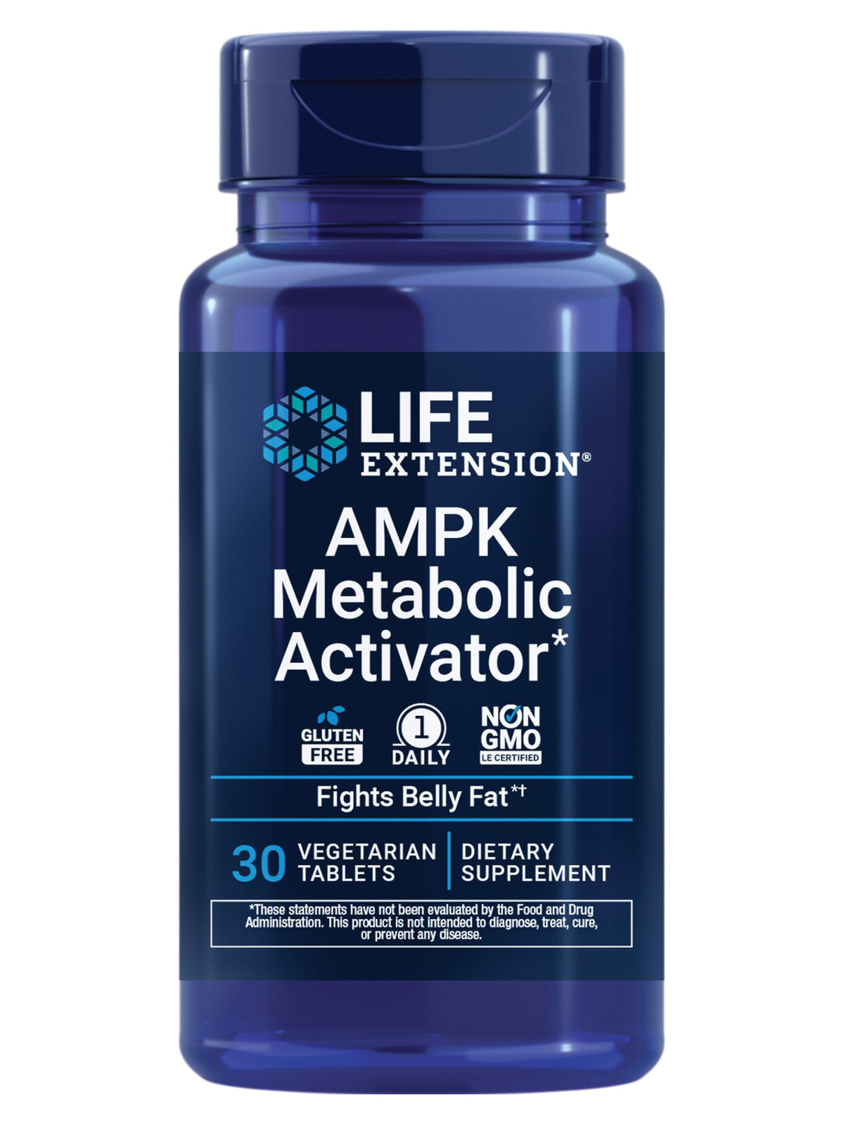 Life Extension AMPK a balanced routine Activator 450mg front view