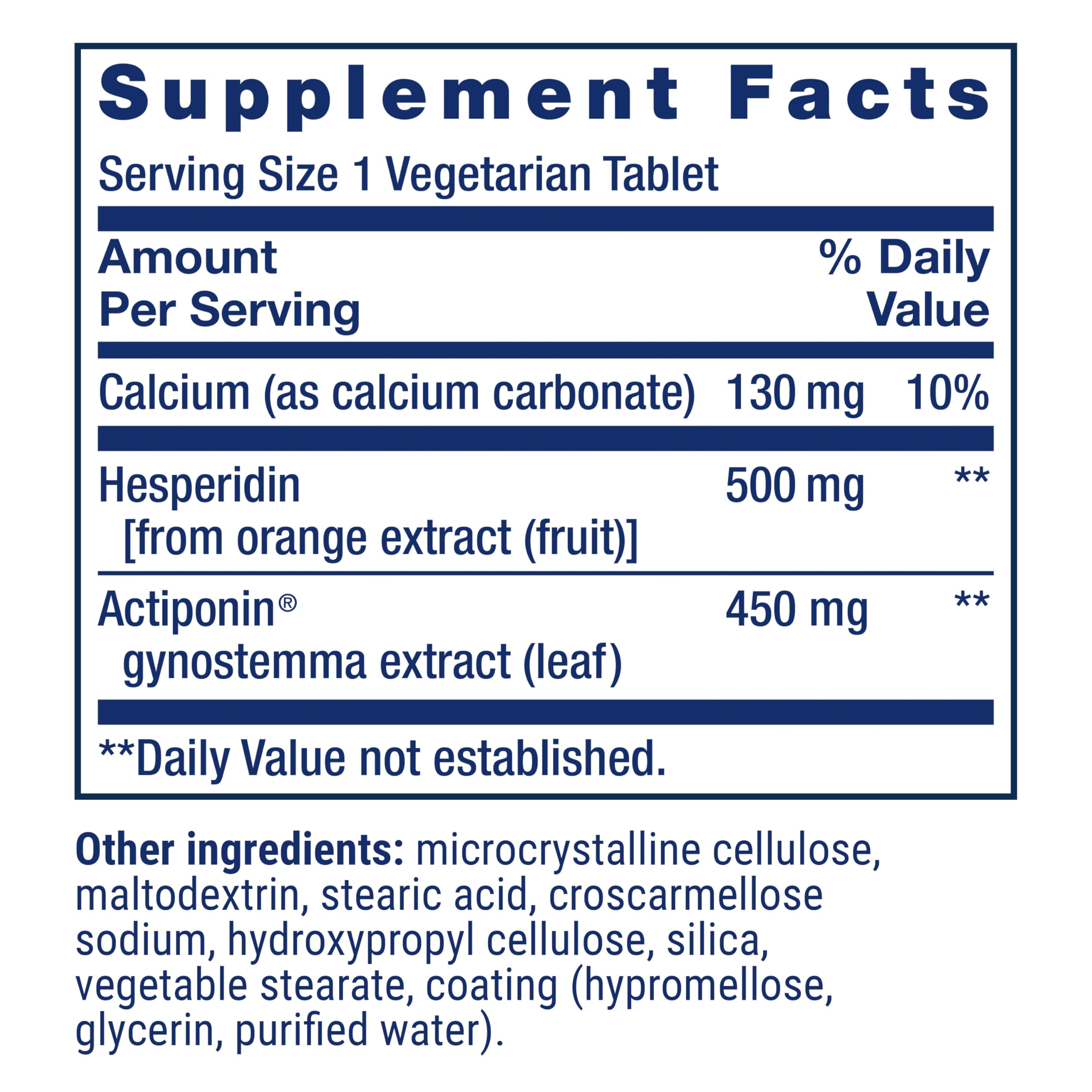 Life Extension AMPK a balanced routine Activator 450mg side view