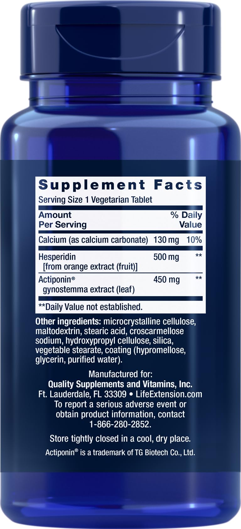 Life Extension AMPK Activator close-up of the vegetarian capsules inside the bottle