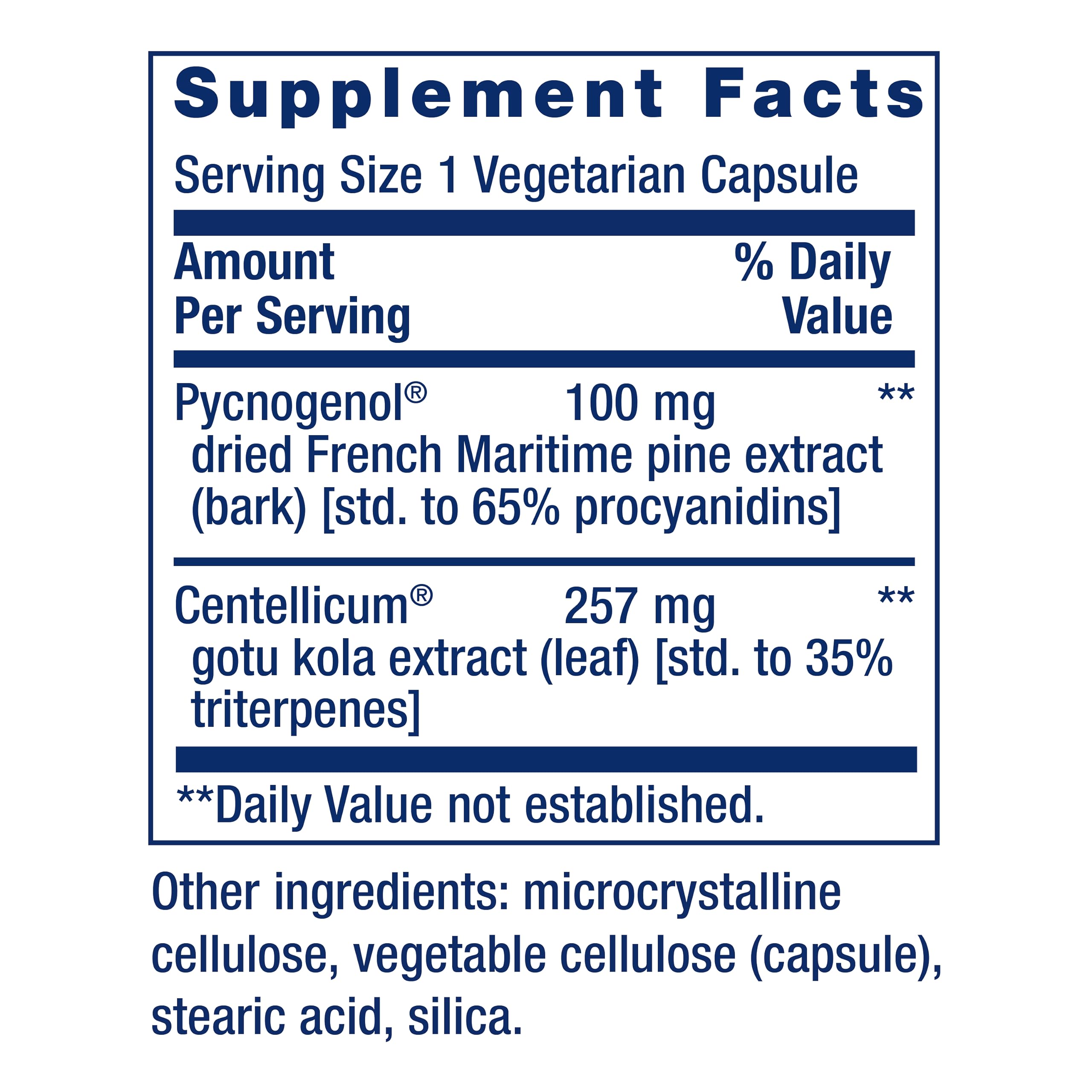 Life Extension Arterial Protect supplement bottle side view