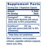 Life Extension Arterial Protect supplement bottle side view