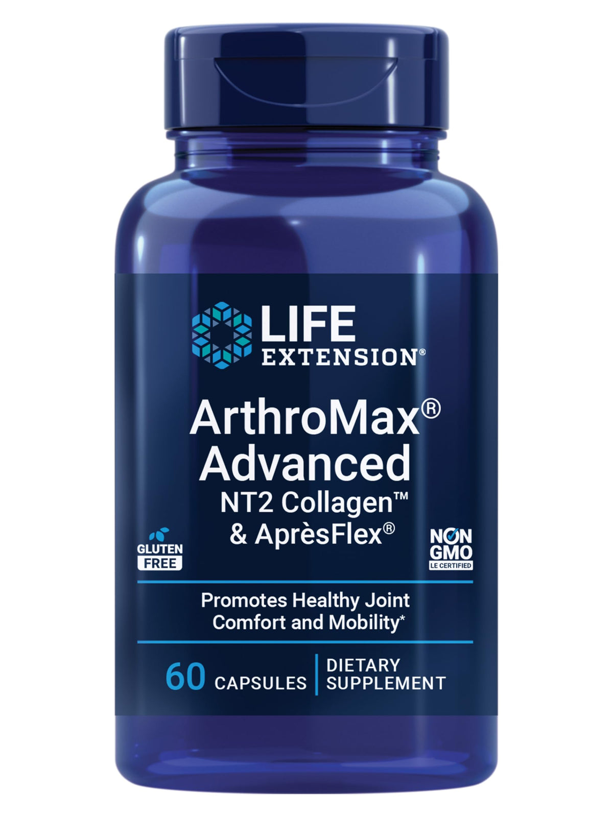 Life Extension ArthroMax® Advanced NT2 Collagen™ 90g front view