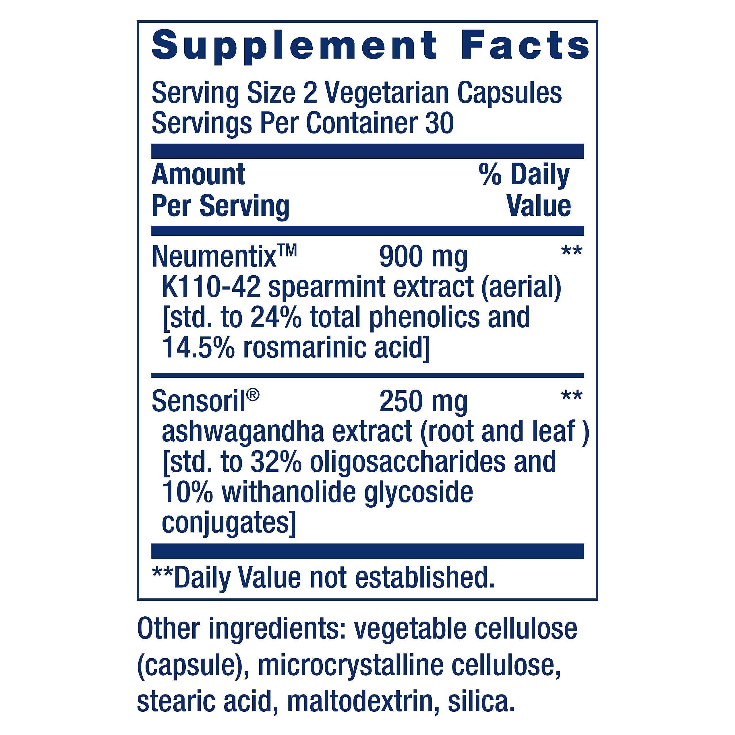 Life Extension Ashwagandha Plus 900mg capsule close-up