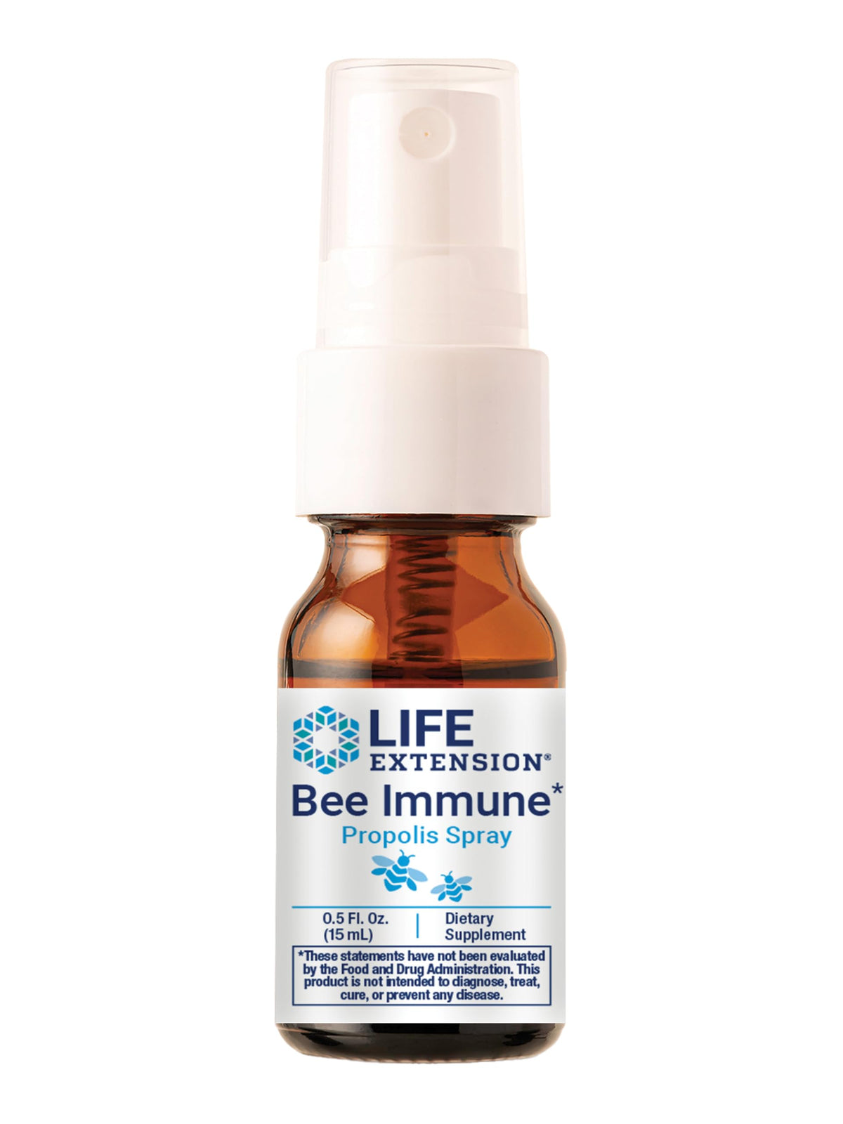 Life Extension Bee daily wellness Propolis Spray 15ml front view