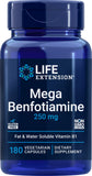 Life Extension Benfotiamine 180 Vegetarian Capsules front view