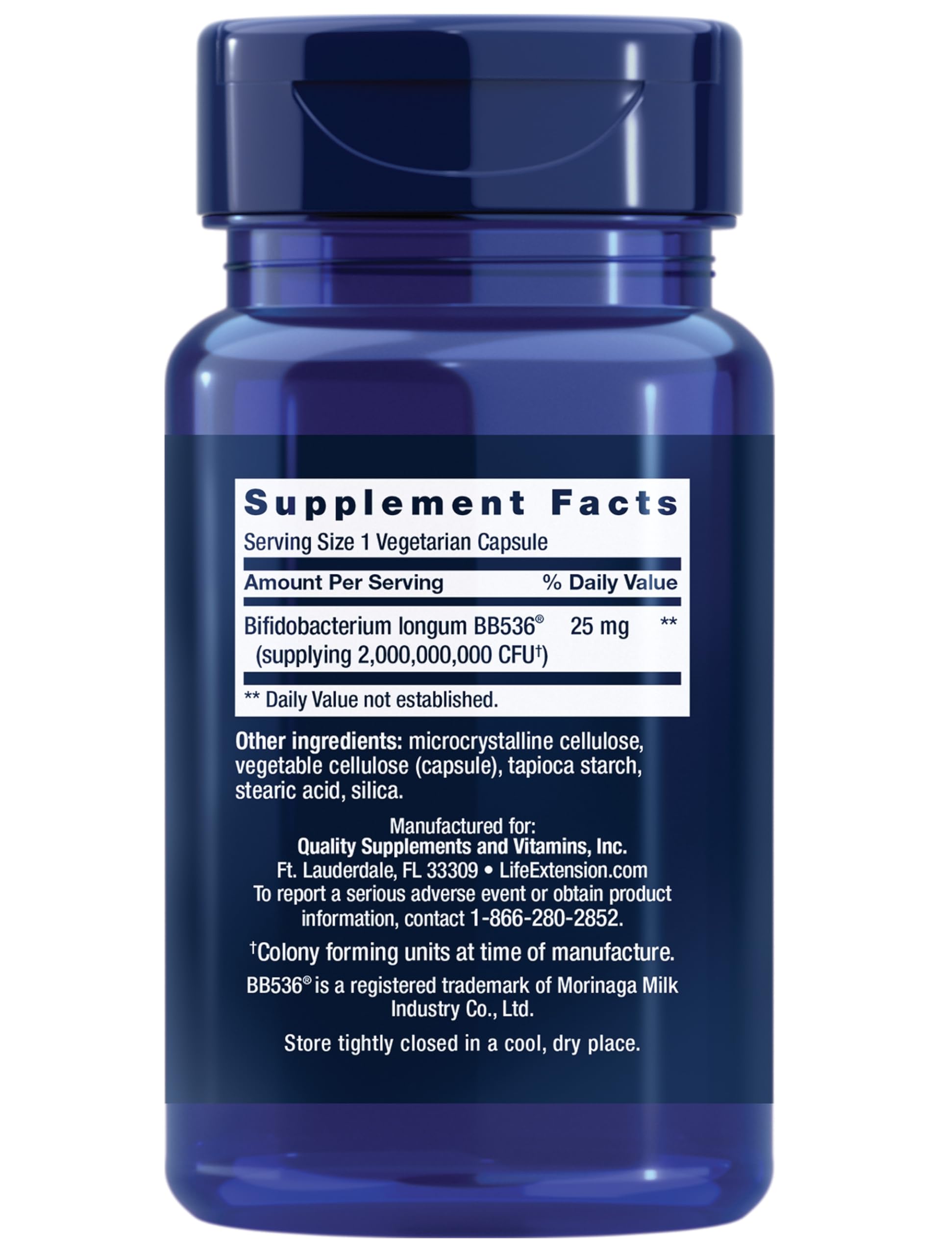 Life Extension Bifido GI Balance Supplement bottle with 60 capsules