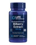 Life Extension Bilberry Extract 100mg 90 Capsules front view
