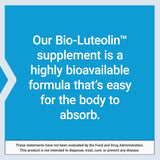 Life Extension Bio-Luteolin supplement back view with ingredients
