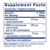 Life Extension Blueberry Extract and Pomegranate capsule details