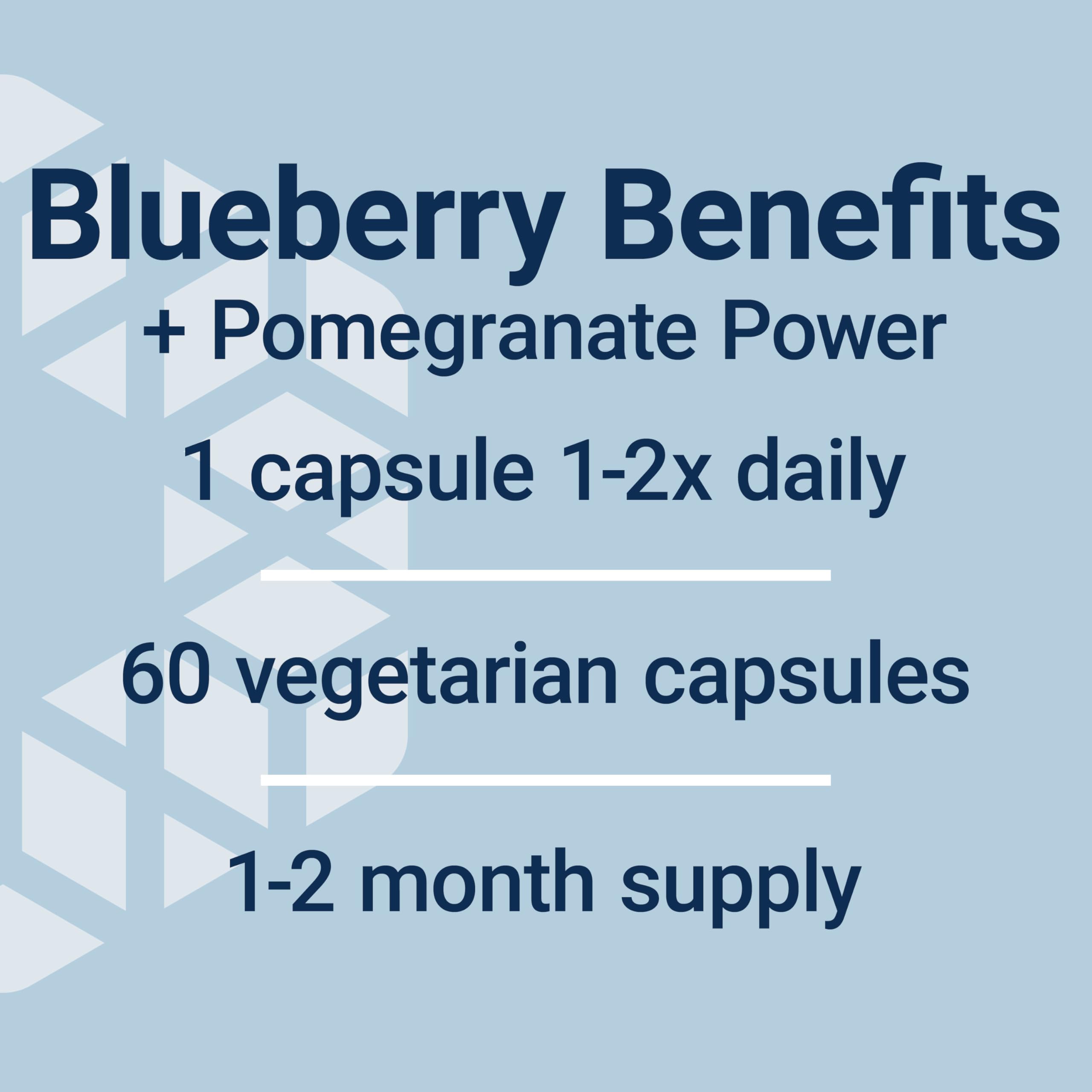 Life Extension Blueberry Extract and Pomegranate ingredients list