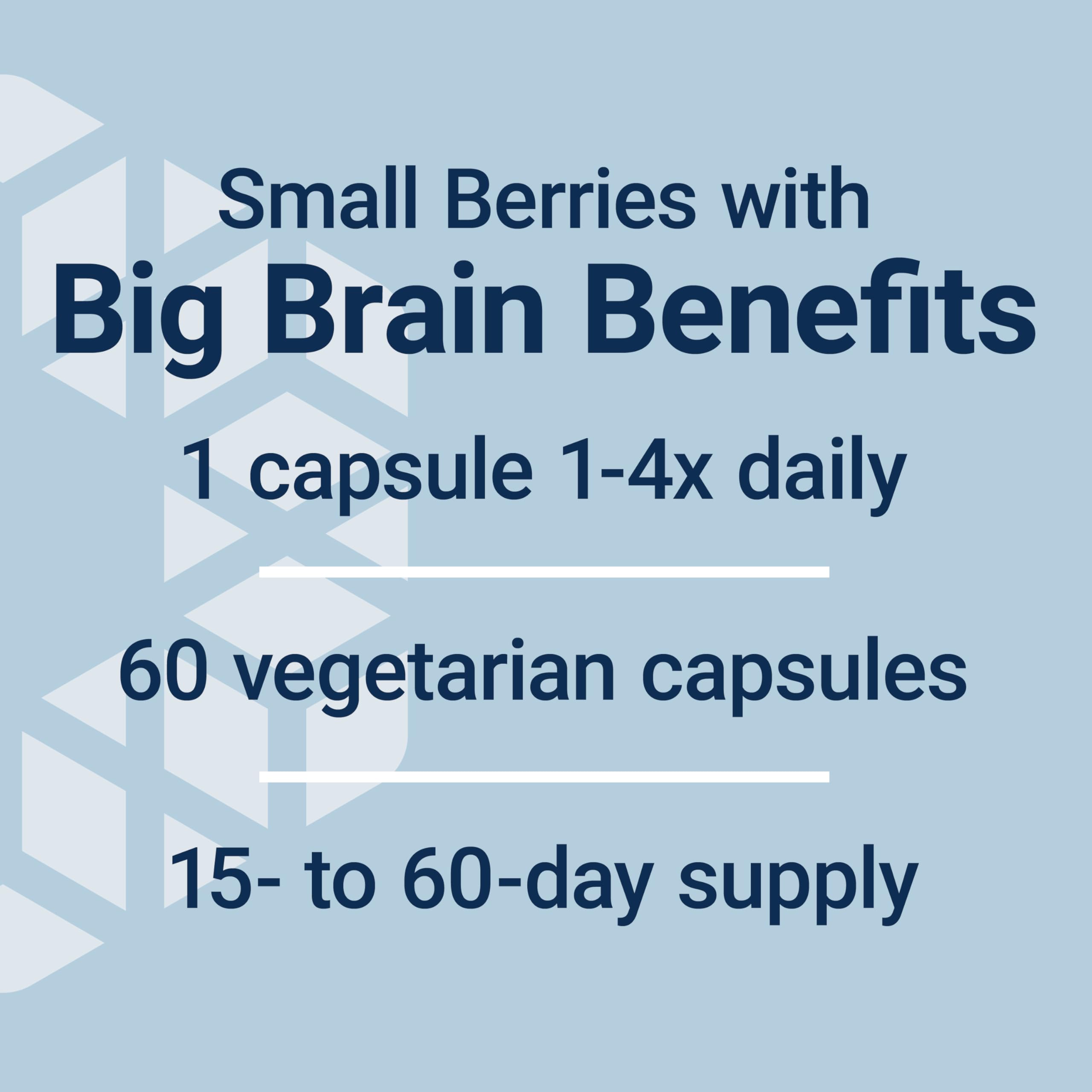 Life Extension Blueberry Extract Capsules 500mg opened bottle