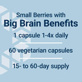 Life Extension Blueberry Extract Capsules 500mg opened bottle