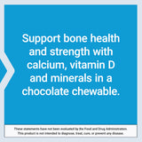 Life Extension Bone Restore Chocolate Chewables back view with label