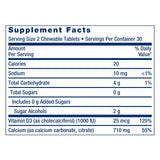 Life Extension Bone Restore Chocolate Chewables close-up of chewables