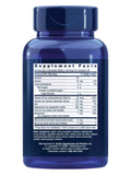 Life Extension Bone Restore Chocolate Chewables side view with nutritional information