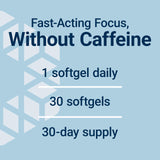 Life Extension Brain Fog Relief softgels side view