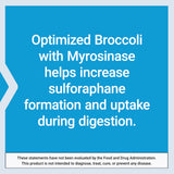 Life Extension Broccoli Supplement on a wooden table