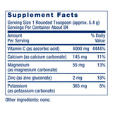 Life Extension Buffered Vitamin C Powder 4000 mg scoop
