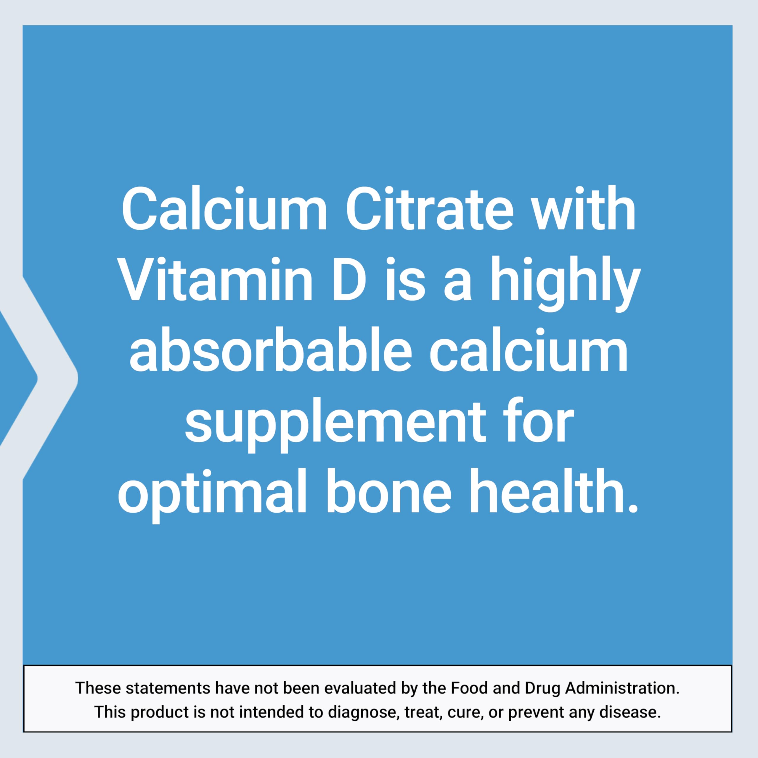 Life Extension Calcium Citrate with Vitamin D3 200mg capsules in hand