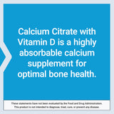 Life Extension Calcium Citrate with Vitamin D3 200mg capsules in hand